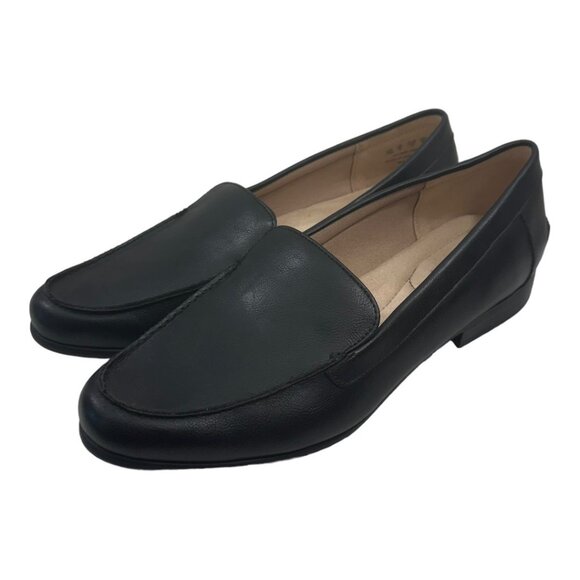 LIFE STRIDE Margot Soft Sistem Women SZ 10M Black Leather Loafers Shoes Slip On - Picture 2 of 10